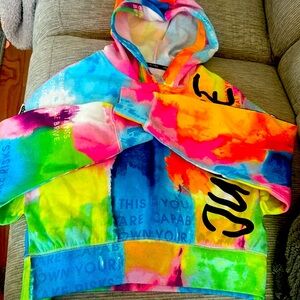Justice, girls hoodie size medium 10
Retro Color Style New Never worn